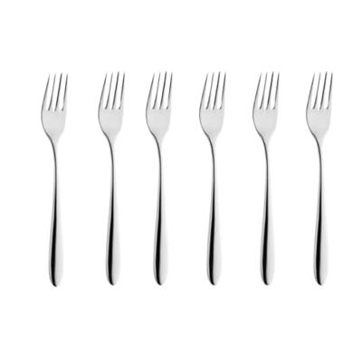 Excellent Houseware gebakvorkjes 6 stuks rvs Excellent Houseware gebakvorkjes 6 stuks rvs