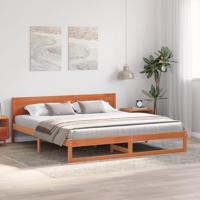 Bedframe Wasbruin 180 x 200 cm Massief grenenhout - thumbnail