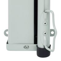 Tuinscherm uittrekbaar 180x500 cm zwart - thumbnail