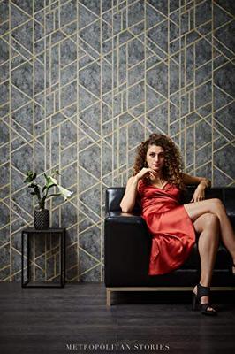 Livingwalls Metropolitan Stories grijs behang | 369281