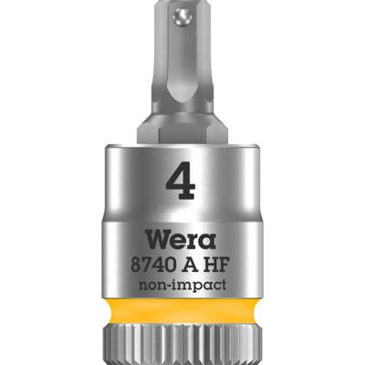 Wera 8740 A HF Zyklop Bit/dop-combinatie met Vasthoudfunctie met 1/4" Aandrijving, 4.0 x 28 mm - 1 stuk(s) - 05003333001 Wera 8740 A HF Zyklop Bit/dop-combinatie met Vasthoudfunctie met 1/4" Aandrijving, 4.0 x 28 mm - 1 stuk(s) - 05003333001