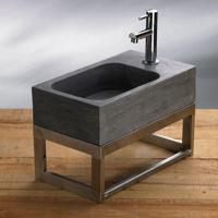 Fontein Casajoy Atlas 40x22x25 cm Natuursteen Met RVS Frame Casajoy - thumbnail