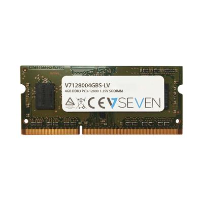 V7 V7128004GBS-DR-LV 4GB DDR3 1600MHz SO-DIMM geheugenmodule V7 V7128004GBS-DR-LV 4GB DDR3 1600MHz SO-DIMM geheugenmodule