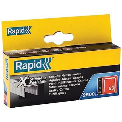 Rapid Nr. 53 dundraadnieten RVS 8 mm, 2.500 stuks - 23808000 - 23808000