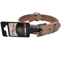Jack and Vanilla Hondenhalsband - Leer - Naturel - 50 cm - thumbnail