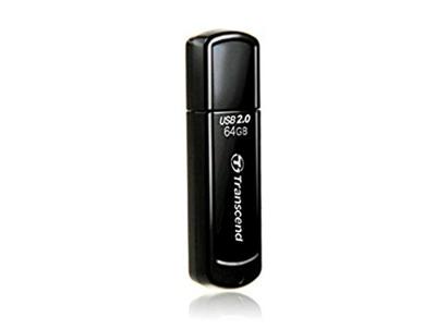Transcend JetFlash® 350 USB-stick 64 GB Zwart TS64GJF350 USB-A 2.0