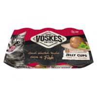 Voskes Jelly Cups tonijn met sint-jakobsschelp kattensnack (6x25 g) 2 verpakkingen (12 x 25 g) - thumbnail