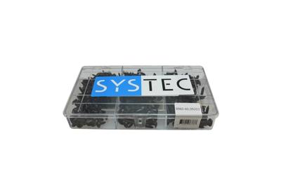 Systec Assortimentsdoos 9-Vaks Plaatschroef Gezwart Din968 - 8960.60.09203