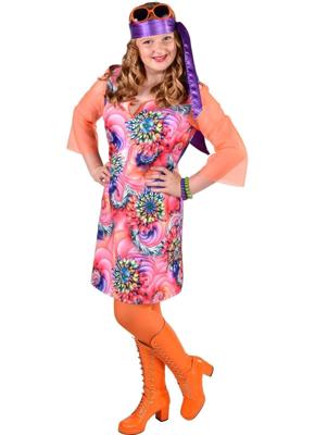 70's jurk Summer flower