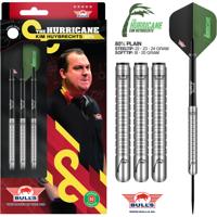 Bull's Kim Huybrechts 80% plain 22 gram steeltip dartpijlen - thumbnail