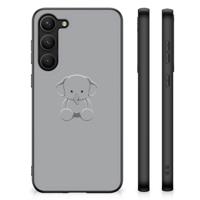 Samsung Galaxy S23 Plus Hoesje Grijs Baby Olifant - thumbnail