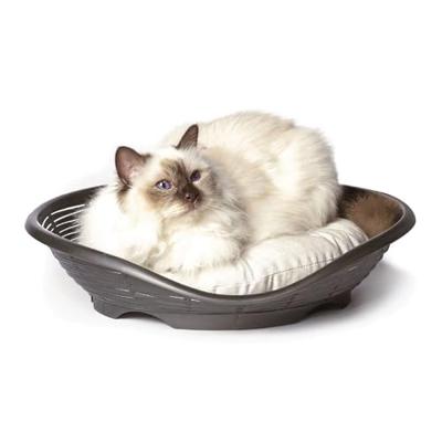 Bama pet pasha mand 48x46x11 cm antraciet Bama pet pasha mand 48x46x11 cm antraciet
