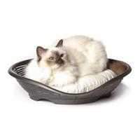 Bama pet pasha mand 48x46x11 cm antraciet - thumbnail