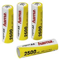 Hama heroplaadbare nimh-batterij 4xaa 2500mah - thumbnail