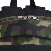 VidaXL Rugzak voor school 40 l zwart en camouflage - thumbnail
