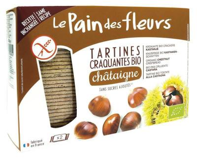 Pain Des Fleurs Tamme kastanje crackers bio 300 Gram