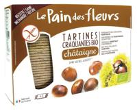 Pain Des Fleurs Tamme kastanje crackers bio 300 Gram - thumbnail
