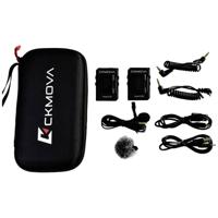 CKMOVA Vocal X V1 Spraakmicrofoon Dasspeld Zendmethode:Radiografisch, Draadloos Incl. klem Microfoon TRS (3.5 mm jackplug), Microfoon TRRS (3.5 mm jackplug) - thumbnail