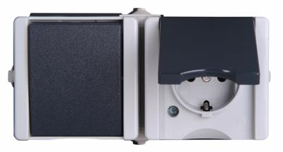 PROAQA Kopp SWD opbouw combinatie RA wissel horizontaal - 4628140 PROAQA Kopp SWD opbouw combinatie RA wissel horizontaal - 4628140