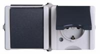 PROAQA Kopp SWD opbouw combinatie RA wissel horizontaal - 4628140 - thumbnail
