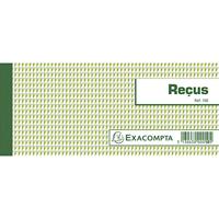 Exacompta ontvangsten, ft 9 x 13 cm, 50 vel, horizontaal, franstalig - thumbnail