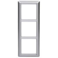 Busch-Jaeger 2CKA001730A0280 Frame Frame 3-voudig Allweather 44 (IP44) Aluminium, Witaluminium (RAL 9006) 1 stuk(s) - thumbnail