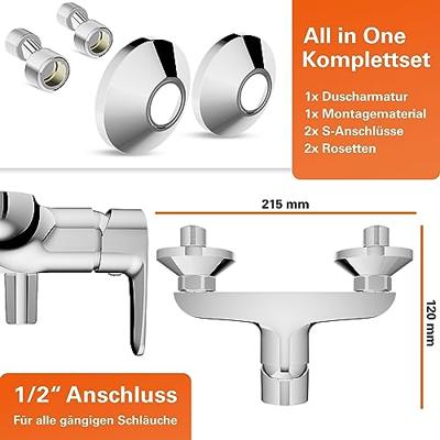 EISL douchemengkraan claudio chroomkleurig