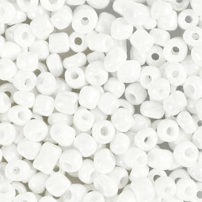 Creativ Company Rocailles, d 4 mm, afm 6/0, gatgrootte 0,9-1,2 mm, parelmoer, 500 gr/ 1 doos