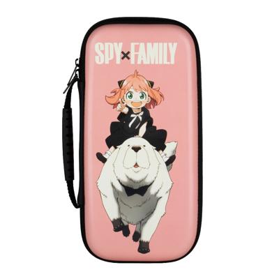 Bescherm- en draagtas - Nintendo Switch 2 - Konix - Spy x Family - Accessoire-opbergtas - Anya en Bond Forger - Roze