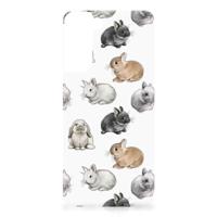 Case Anti-shock voor Samsung Galaxy S21 FE Konijntjes - thumbnail