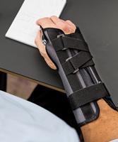 Thuasne Ligaflex Manu Duimbrace / Polsspalk - 2 - Rechts - Zwart - thumbnail