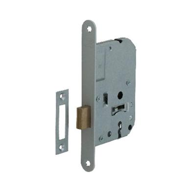 Nemef kastslot - sleutelgat 55 mm - doornmaat 50 mm - 1256/17 RVS