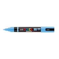 Uni Posca paintmarker PC-5BR, 1 - 4 mm, penseel punt, lichtblauw - thumbnail