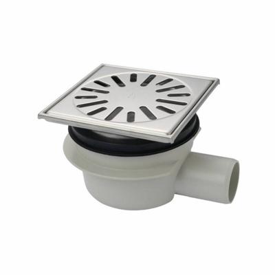 Doucheput Aquaberg ABS Vloerput RVS Opzetstuk RVS Rooster Zijuitlaat 50mm Verstelbaar 150x150mm PPC Reukafsluiter Reukslot 50mm Doucheput Aquaberg ABS Vloerput RVS Opzetstuk RVS Rooster Zijuitlaat 50mm Verstelbaar 150x150mm PPC Reukafsluiter Reukslot 50mm