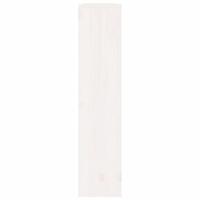 Radiatorombouw 108,5x19x84 cm massief grenenhout wit - thumbnail