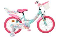 Volare unicorn kinderfiets - meisjes - 16 inch - groen - twee handremmen - thumbnail