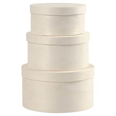 Creativ Company ronde fineer doos, 3st.