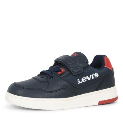 Levi's shot lage jongens sneaker blauw-28 Levi's shot lage jongens sneaker blauw-28