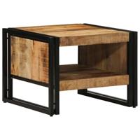 Salontafel 50x50x38 cm massief ruw hout mango - thumbnail
