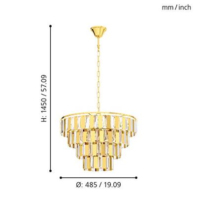 Eglo Gouden hanglampErseka - 99097
