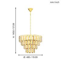 Eglo Gouden hanglampErseka - 99097 - thumbnail
