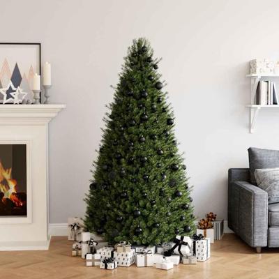 VidaXL 100-delige kerstballenset zwart