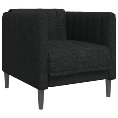 Fauteuil stof zwart Fauteuil stof zwart