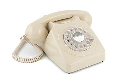 GPO GPO746IVR 746 Desk Phone Rotary Dial Ivory