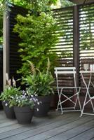 Elho Vibia Campana bloempot rond 47 cm antraciet - thumbnail