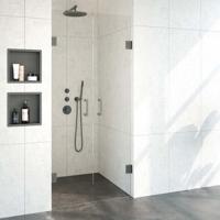 Pendeldeuren Compleet Just Creating Profielloos 90x200 cm Gunmetal Sanitop - thumbnail