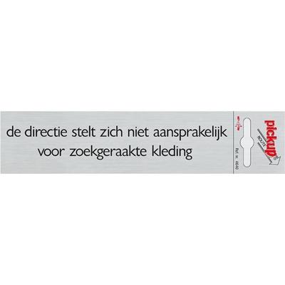 Route Alulook 165 x 44 mm Sticker niet aansprekelijk zoekgeraakte kleding Pickup - Pickup Route Alulook 165 x 44 mm Sticker niet aansprekelijk zoekgeraakte kleding Pickup - Pickup