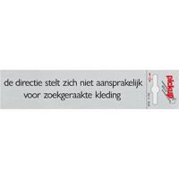 Route Alulook 165 x 44 mm Sticker niet aansprekelijk zoekgeraakte kleding Pickup - Pickup - thumbnail