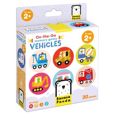 Banana Panda - on-the-go memory spel voertuigen - 30dlg.