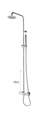 Aktie Regendoucheset Caral Eco chroom rond Aktie Regendoucheset Caral Eco chroom rond